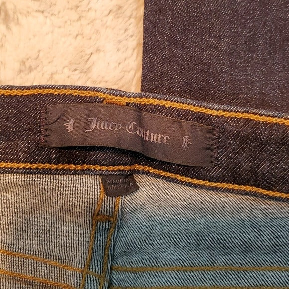 Juicy Couture Mid Rise Dark Wash Skinny Jeans Size 30