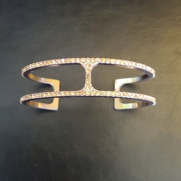 Boutique Gold Tone Adjustable Bangle Bracelet