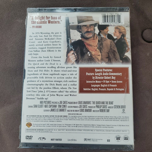 LOUIS L' AMOUR'S  The Quick and the Dead SAM ELLIOT Brand New  2003 DVD
