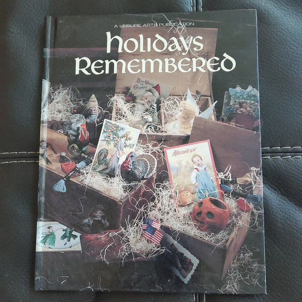 HOLIDAYS REMEMBERED Leisure Arts 1993 Cross Stitch Christmas Book 5 Hardcover