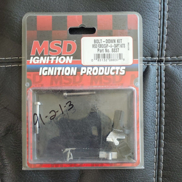 NWT MSD Ignition Part No 8837 Bolt Down Kit MSD Ford/Cap A Dapt Kits