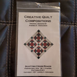 Vintage Creative Quilt Compositions Scottish Cross Roads Quilt Pattern 38 In