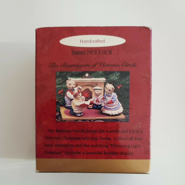 Hallmark Keepsake Ornament 1993 -  Bearnadette Bearinger Bear Reading Book