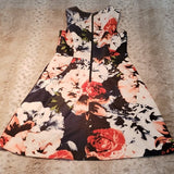 Vince Camuto Floral Scuba Bodycon Style Dress Size 2