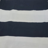 Foxcroft Black White Striped 3/4 Sleeve Sweater Dress w Rear Ties Size L