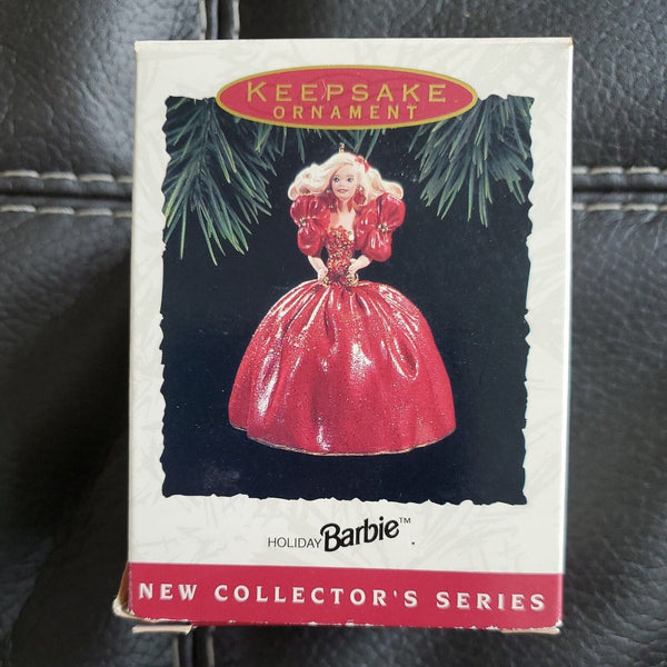 Hallmark Keepsake 1993 Holiday Barbie Doll Ornament 1st in Series Collectors