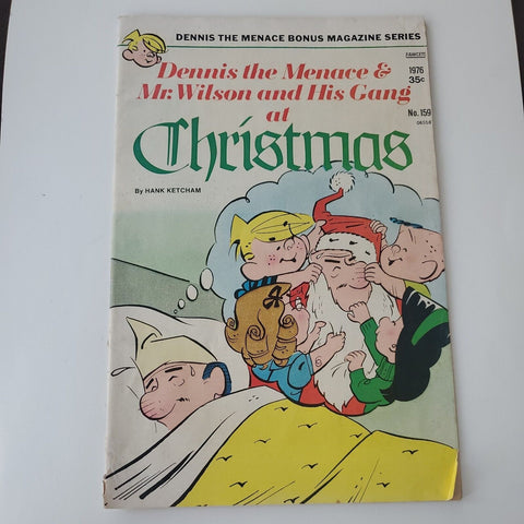 1976 Fawcett Comic Dennis The Menace Mr. Wilson And His Gang At Christmas #159
