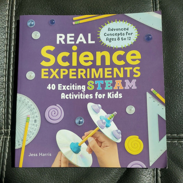 Real Science Experiments: 40 Exciting Steam Activities for Kids by Harris: New