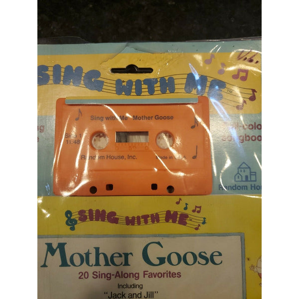 Sing with Me Mother Goose Songbook and Cassette Random House 1988 New Very Rare