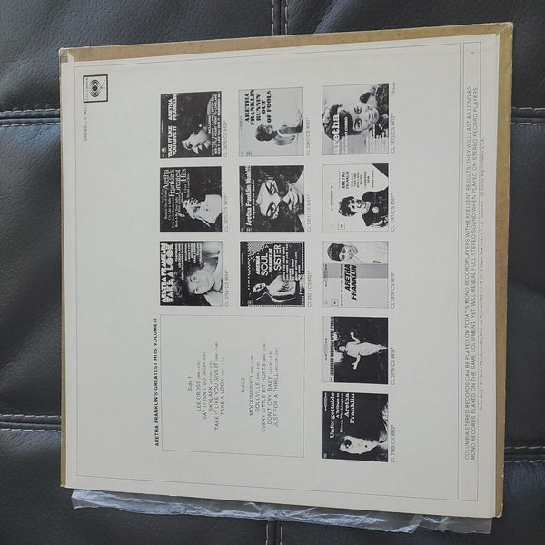 Vintage ARETHA FRANKLIN greatest hits vol. 2 COLUMBIA 12" LP Vinyl Record Album