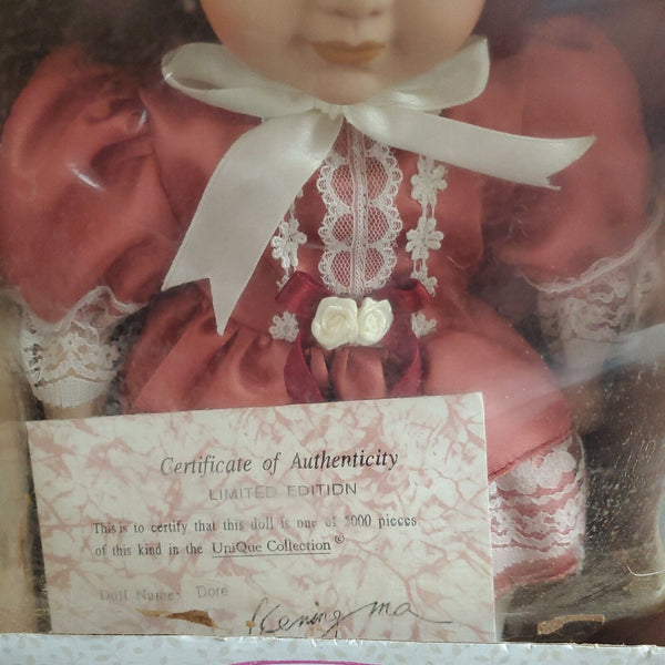 Unique Porcelain Doll Collection With COA & Box “Dore” 1 Of 5000 Limited Ed