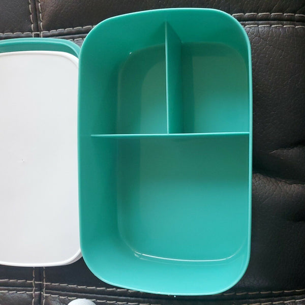 Zona Three Compartment Bento Box Dishwasher, Freezer, Microwave Safe BPA Free