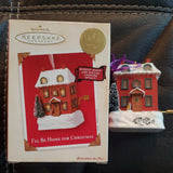 Vintage 2003 Hallmark I'LL BE HOME FOR CHRISTMAS Music Ornament Signed