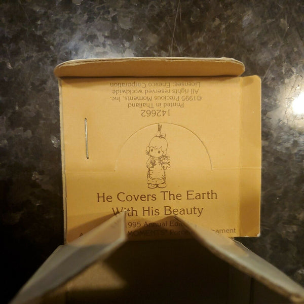 Precious Moments-1995 'He Covers The Earth With His Beauty' #142662 In Box