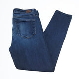 Paige Mid Rise Hoxton Ultra Skinny Blue Jeans Size 29