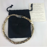 NWT Eddie Borgo Handmade Supra Chain Link Collar Necklace  New In Packaging w Bag