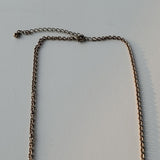 Boutique Silver Tone Necklace w Dangling Colored Accents