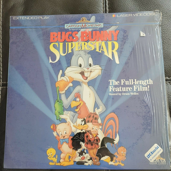 BUGS BUNNY SUPERSTAR Laserdisc Very Good Full Length Movie Orson Wells MGM