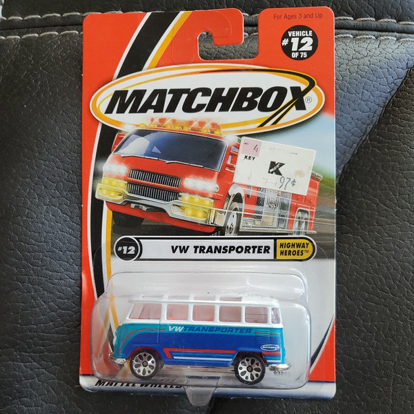 Matchbox VW Transporter Highway Heroes #12 of 75 1960s Volkswagen Bus 2000