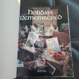 HOLIDAYS REMEMBERED Leisure Arts 1993 Cross Stitch Christmas Book 5 Hardcover