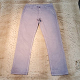 Big Star Blue Purple Acid Wash Cropped Jeans Size 26