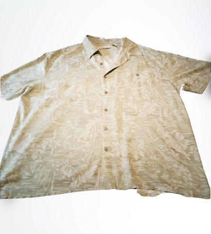 Batick Bay Light Weight Button Up Hawaiian Shirt Size 2XL