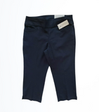 NWT Christopher & Banks Navy Pull On Stretch Crop Pant