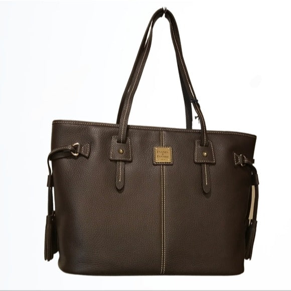 Dooney & Bourke Black & Tan Leather Medium Crossbody Purse Bag Vintage |  eBay