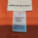 NWT Alfred Dunner Salmon Lake Tahoe Embroidered Blouse Size S