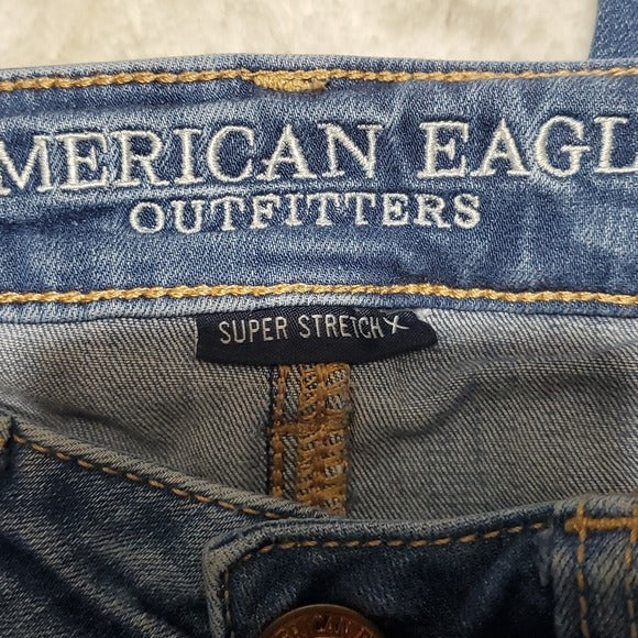 American Eagle Super Stretch X Jegging Blue Jeans Size 2S