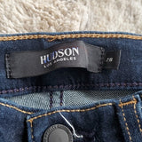 Hudson Darker Wash High Rise Barbara Super Skinny Blue Jeans Size 28