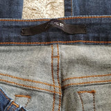 Joe's Jeans Darker Wash Curvy Raw Hem Bootcut Blue Jeans Size 30