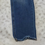 Miss Me Mid Rise Distressed Ankle Skinny Blue Jean Size 25