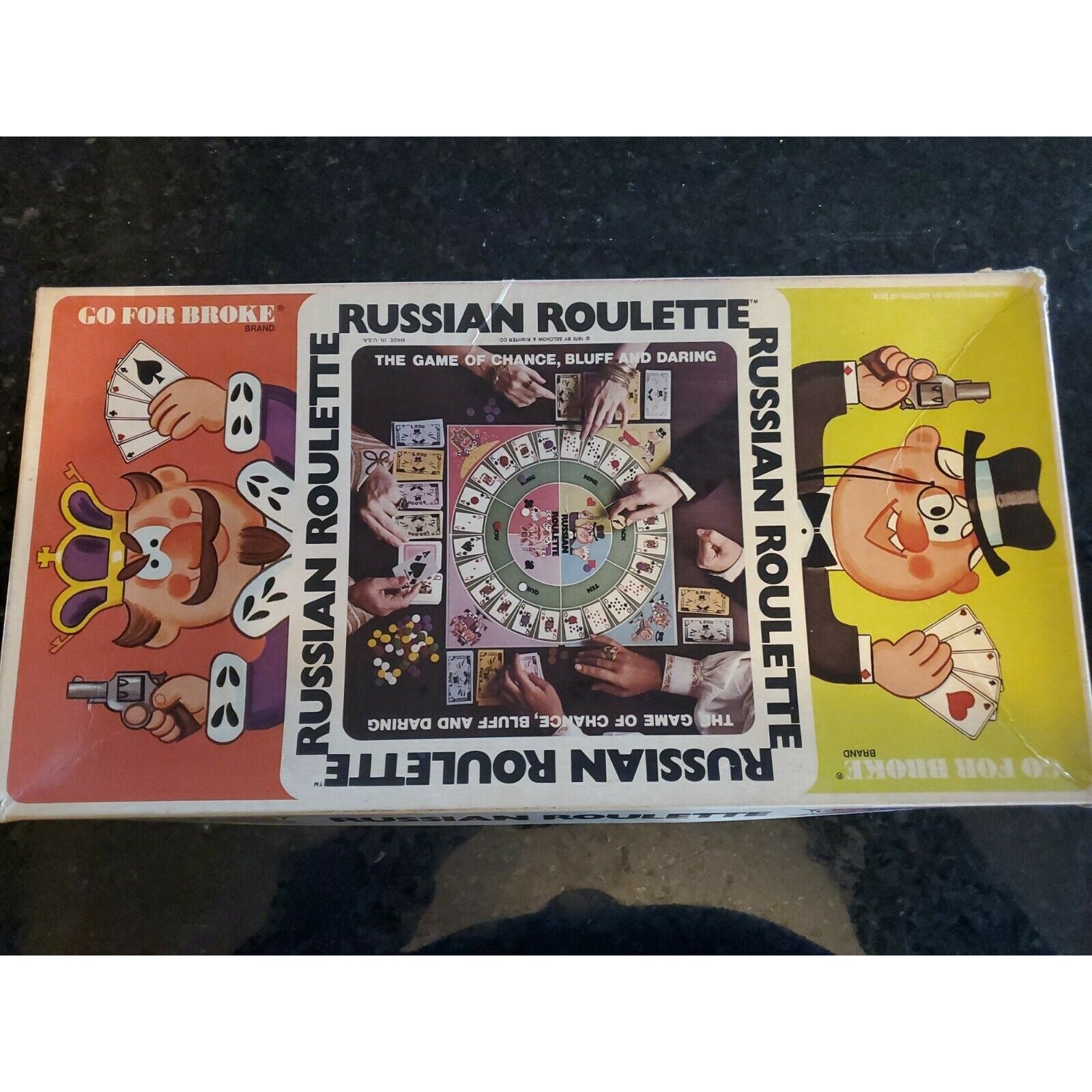 Russian Roulette Vintage 1975 Complete Board Game Great Condition
