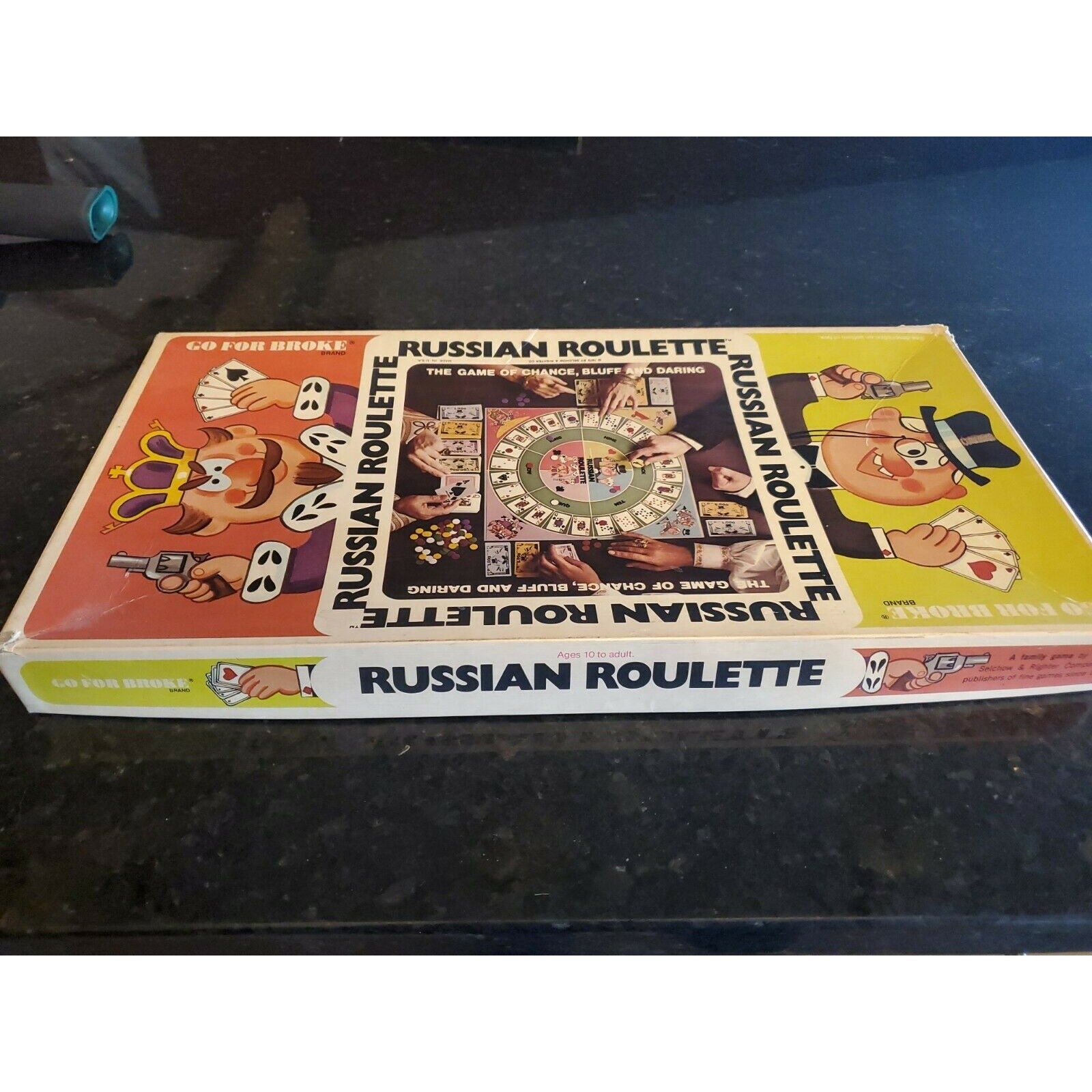 Vintage Russian Roulette Go for Broke Game 1975 edition by 
