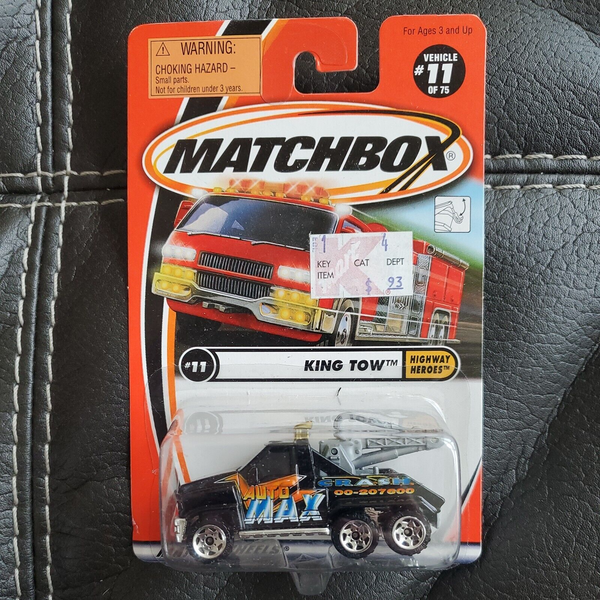 MATCHBOX KING TOW-HIGHWAY HEROES #11 2000 1:64 Scale 92214 Auto Max