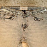 Current Elliott Light Blue Skinny Jeans W Silver Size 26