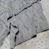 Altar'd State Grey Faux Fur Soft Draped Open Vest Size S