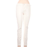 NWT Lila Ryan White Cuffed Skinny Crop Jeans Size 33