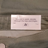 NWT Christopher & Banks Green Straight Fit Ankle Pants