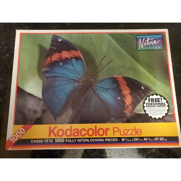 Kodacolor Puzzle 1000 Piece Nature Series Malayan Leaf Butterfly