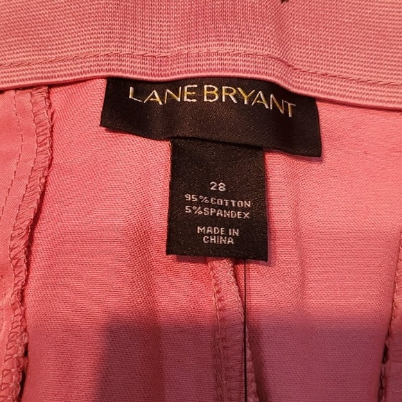 NWT Lane Bryant Allie Slim Crop Scallop Dress Pants