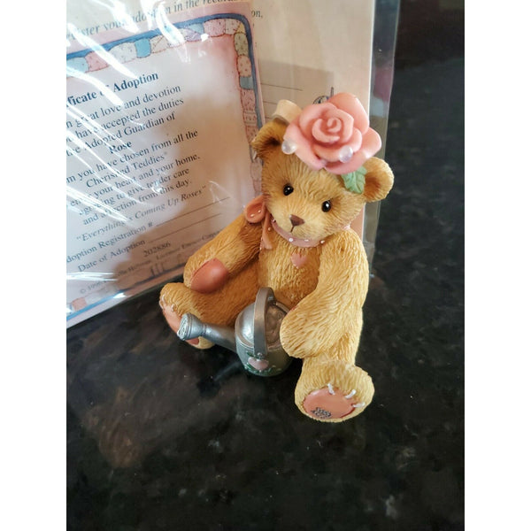 1996 Cherished Teddies Everything's Coming Up Roses"