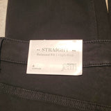 NWT Christopher & Banks Black Straight Relaxed Jean