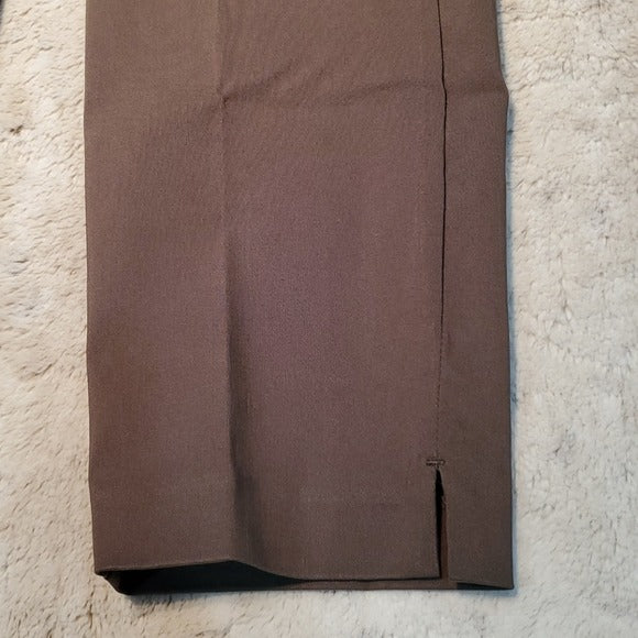 NWT Christopher & Banks Olive Green Stretch Ankle Pant