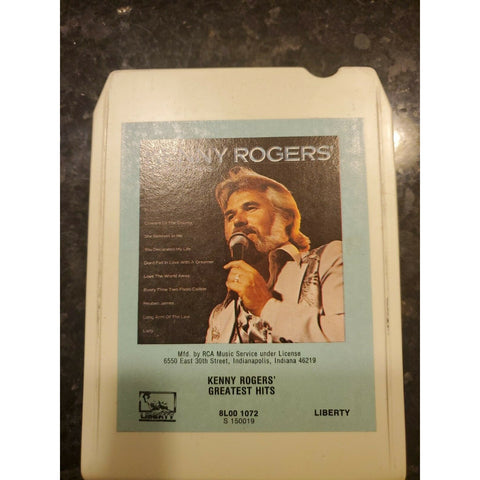 8-TRACK TAPE - Kenny Rogers - Greatest Hits - 8LOO 1072
