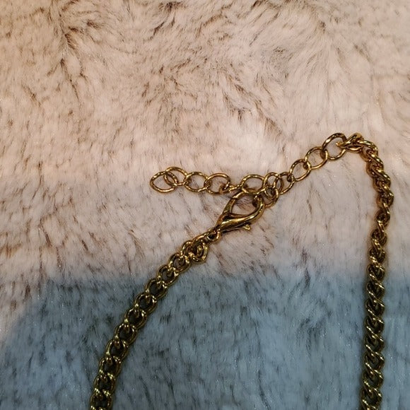 Boutique Gold Tone Fashion Adjustable Necklace
