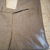 Talbots Gray Signature Straight Lined Wool Pants Size 6