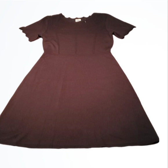 NWT DressBarn Little Black Dress w Short Sleeves Size S