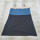 NWT DKNY Black & Blue Spaghetti Strap Mini Dress Size 12